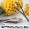 MURANEST Pineapple Corer,with Eye Removal Tool,Stainless Steel Pineapple Peeler,Easy to