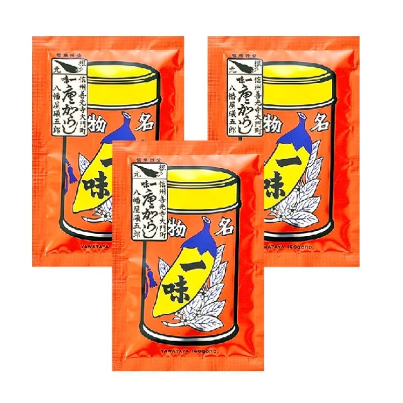 Hachimanya Sogoro Shinshu Zenkoji Daimon-cho Ichimi Ichimi Peppers in Bags,