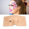3D Silicone Makeup Practice Face Board with 20ml Cleansing Oil