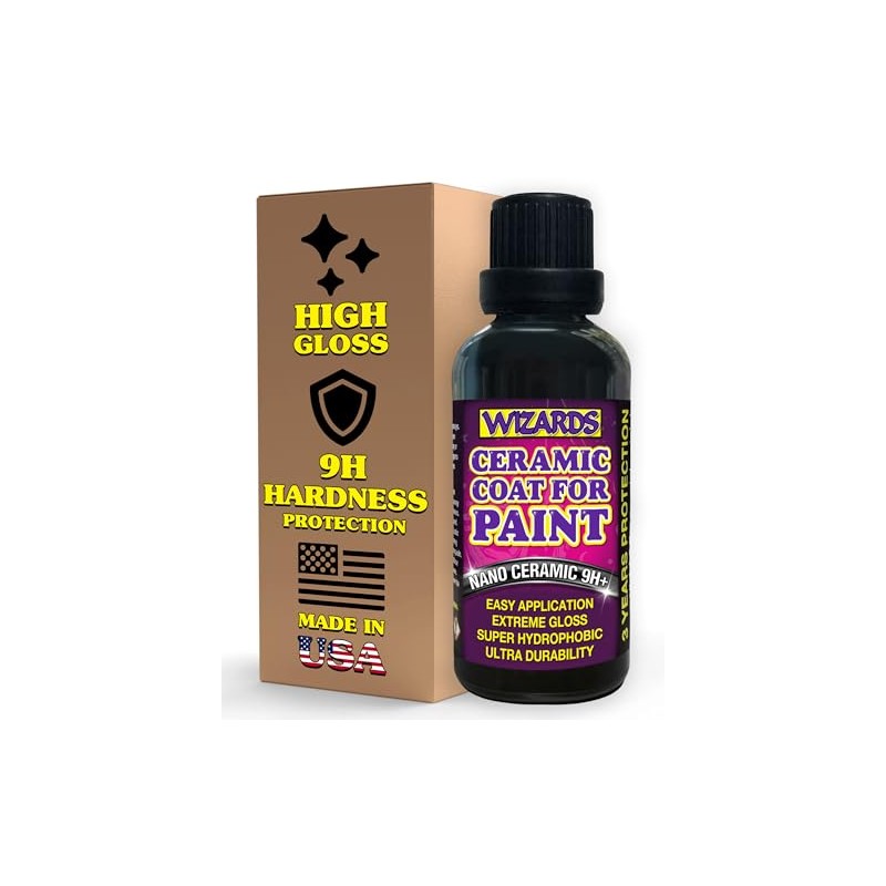 Wizards Ceramic 9H - 2 Piece Ceramic Coating for Detailing