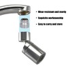 DOKRIN Aerator 2 Pieces Metal Tap Adapters 18mm to 22mm