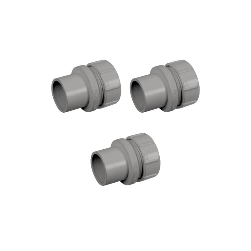 PVC Access Plug, 40mm, Solvent Weld Waste Pipe Fitting, Grey,