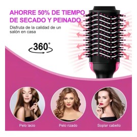 Cepillo Alaciador Eléctrico Peine Alisador Antifrizz Cabello Bausse                                                                                   