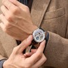 TIME100 Men's Automatic Watch Self Winding Mechanical Watch Genuine Leather