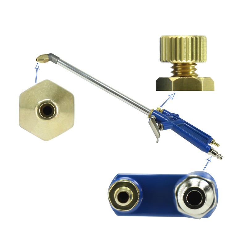 Air Blow Gun Pneumatic Engine Cleaning Gun with 40 in
