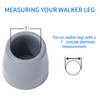 4PCS Rubber Walker Tips 1 '' Heavy Duty Replacement Tips