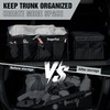 SugarFox Car Trunk Organizer for SUV - 63L+26L Modular Storage,