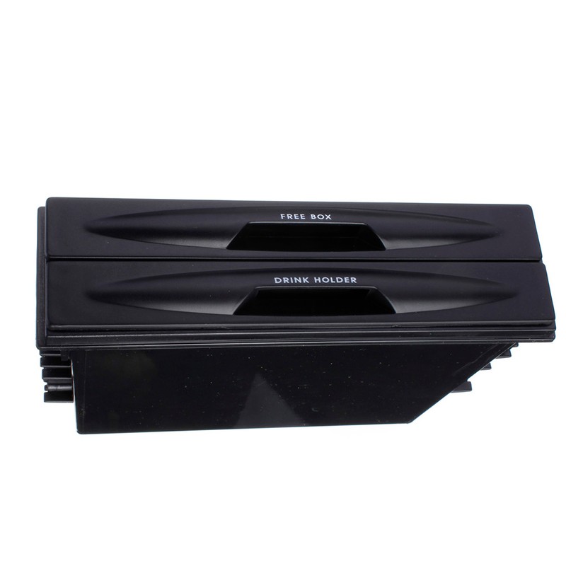 Universal Car Dual Din Car Storage Box CD Radio Drink