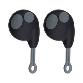 The Lord of the Tools Pack of 2 Car Remote Key Replacement Case 2 Buttons Replacement Housing Compatible with Cobra Alarm 7777 1046 3193 3196 3198 3993 3998 7928 8186 8888