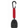 Socket Tester Holder with Paracord and Carabiner Clip, Multi-Colour, for
