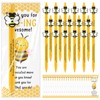Qilery 25 Sets Bee Theme Pen Favor Bulk – Thank
