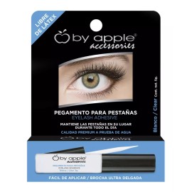 By Apple Pegamento Para Pestañas Brocha Ultra Delgada Blanco
