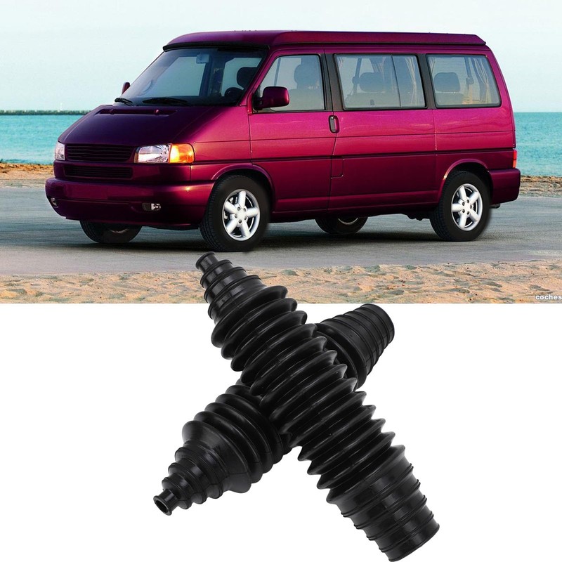 1 Pair Front Steering Bellows Abrasion Resistant Rubber Steering Gear