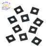 10 PCS 1/2 Beveled Square Washers in Plain Carbon Steel