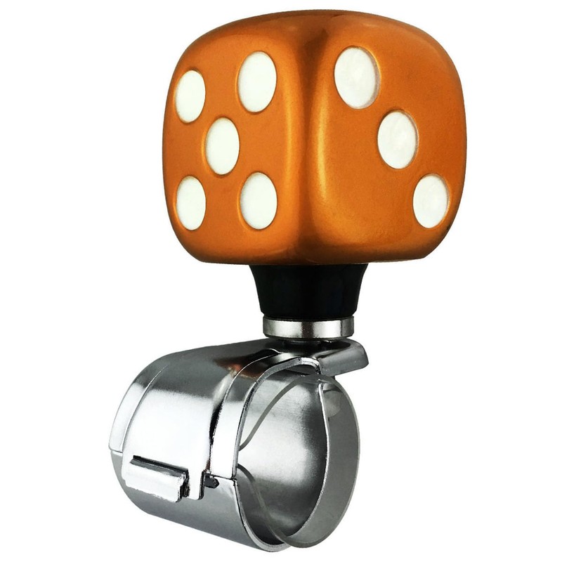 Abfer Car Handle Spinner Dice-Shaped Power Handle Spinner Assist Grip