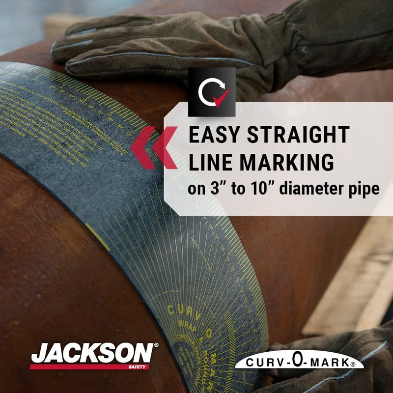 Jackson Safety Pipe Measuring Tool - Wrap-A-Round Tape Pipe Fitting