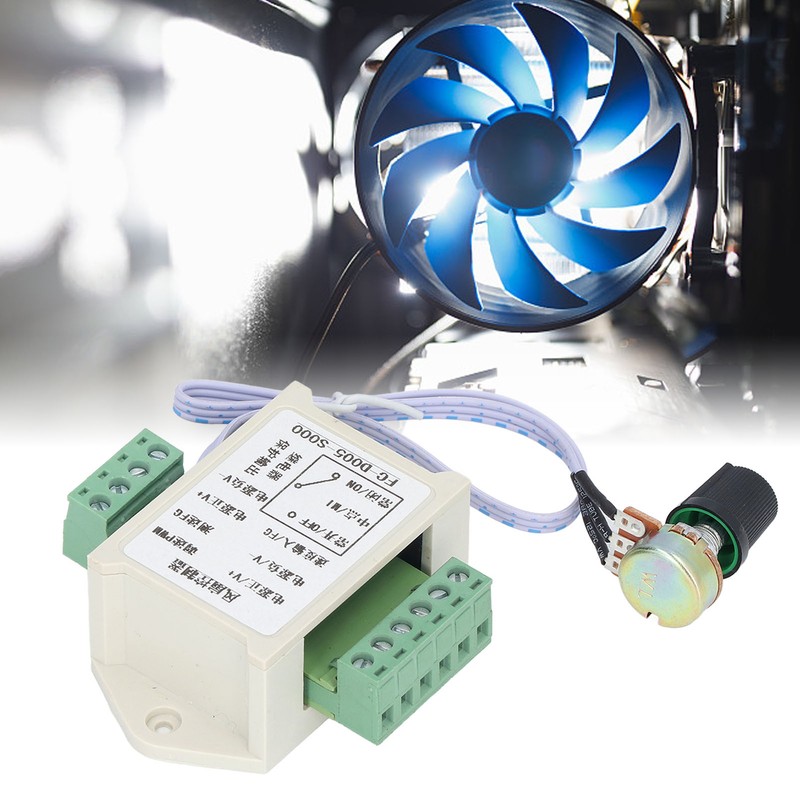 Fan Speed Controller 4 Wire Speeds Control Socket Ventilation Heat