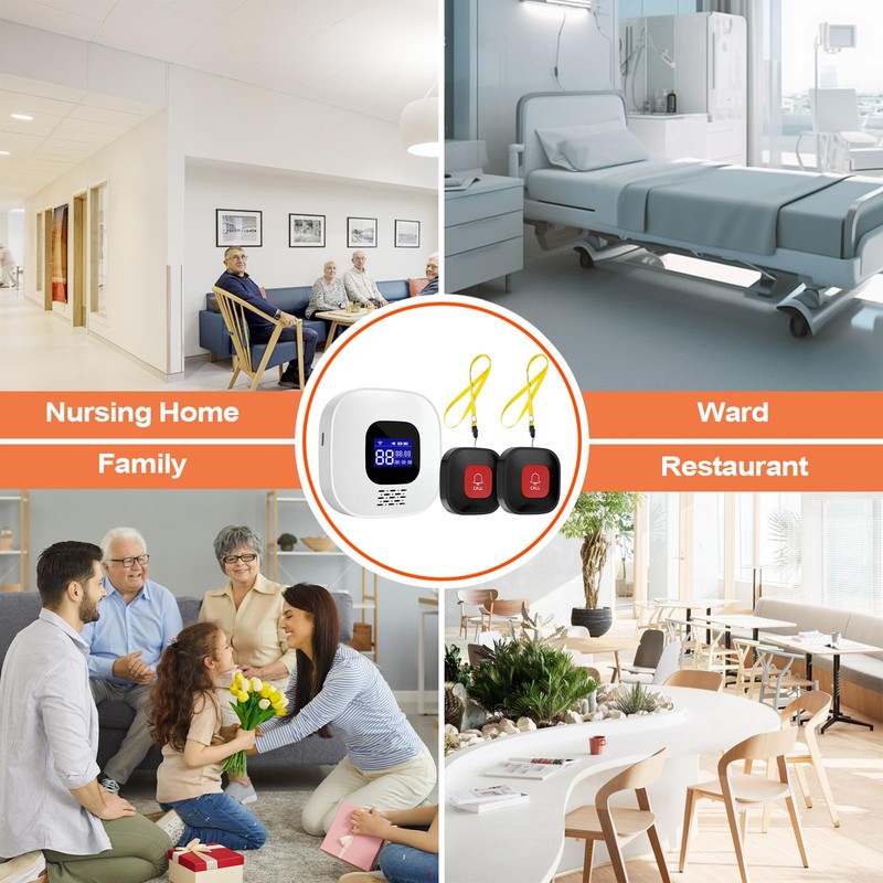 Foyucool WiFi Caregiver Pager with No Monthly Fee - Smart