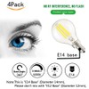 CTKcom G45 4W Candelabra LED Bulbs Dimmable(4 Pack)- E14 Base