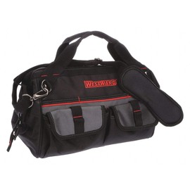 14" General Purpose Tool Bag, 21 Pockets, Black