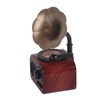 Retro Gramophone Classic Turntable Stereo Sound Vinyl Record Player for