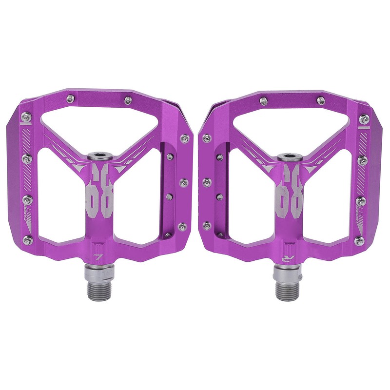 Enlee 2pcs Mountain Bike Pedals NonSlip DU Bearing Lightweight Bicycle