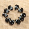 dophee 60Pcs Black Plastic Safety Eyes with Washers, Craft Eyes,