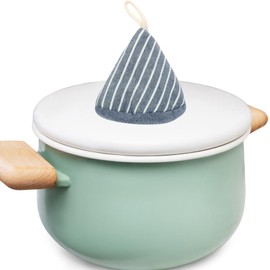 Generic Hot Pot Lid Handle Cover:Anti Scald Casserole Pot Lid Handle Cover Triangular Cotton Hot Pot Lid Anti Scald Cover for Enameled Griddles Casserole,4 pcs