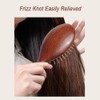 Hair Brush Wooden, Sandalwood Air Cushion Combs Eco Friendly for