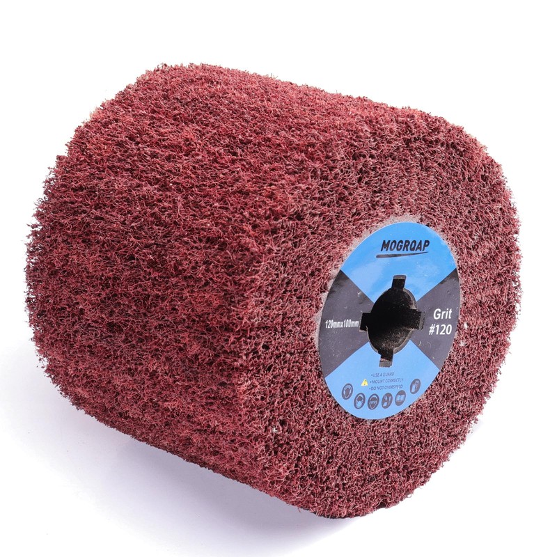 MOGRQAP Sanding Roller Brush Grit 120 Sanding Sleeves for Satin