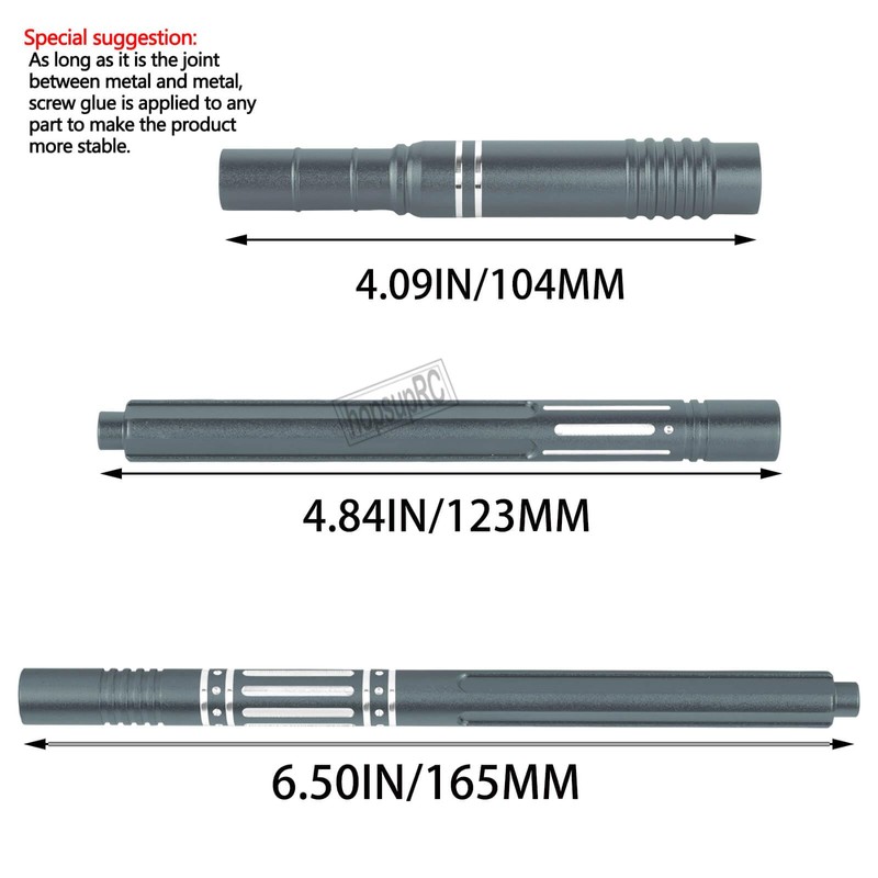 hopsupRC RC Upgrades Part for 1/10 Big Rock 3s Blx.Senton/Granite