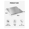Large Stainless Steel Cutting Board for Kitchen Prep – Double-Sided