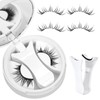Higu clace Magnetic Eyelashes, Magnetic Eyelashes Without Eyeliner, Magnetic Eyelashes
