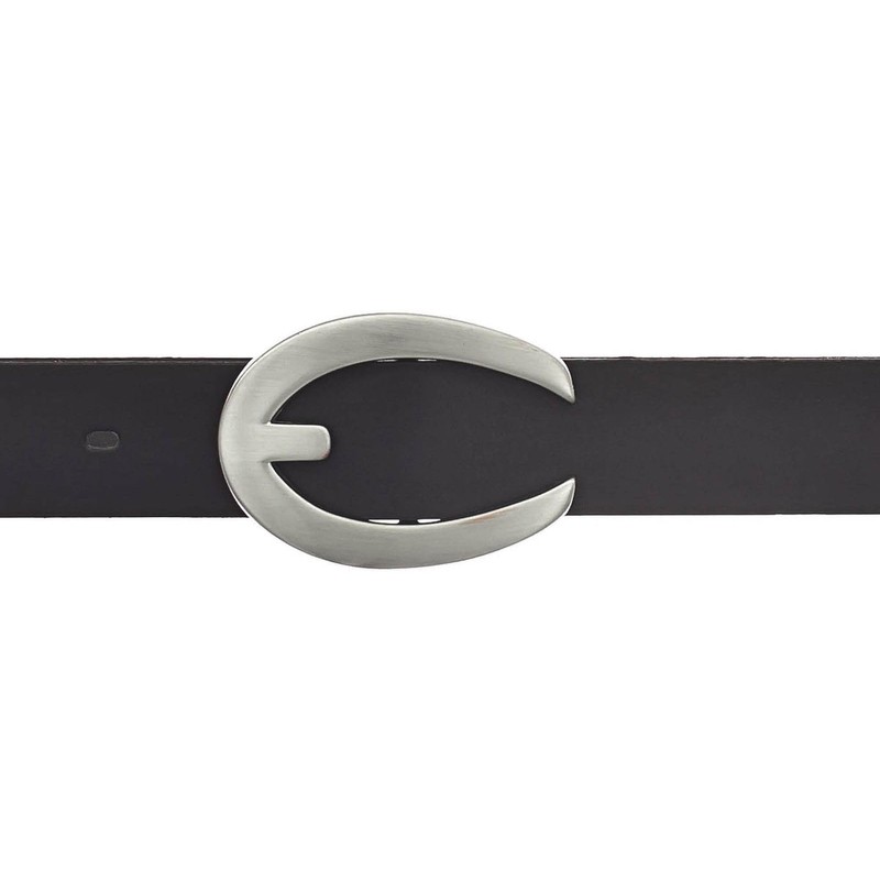 Vanzetti 33 mm Leather Belt W100 Black, black
