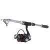 Portable Fishing Pole Set Telescopic Fishing Rod Reel Combos Kit