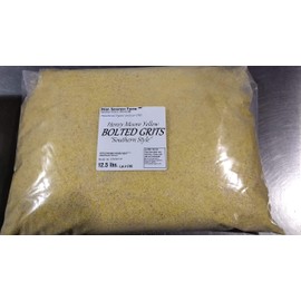 Henry Moore Bolted Grits| Stone Ground Heirloom Open Pollinated non-GMO Bolted Yellow Grits | 12 1/2 lbs. | Farmer Direct
