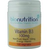 Bio Nutrition Vitamin B3 100mg : Energy and Performance Vitamin