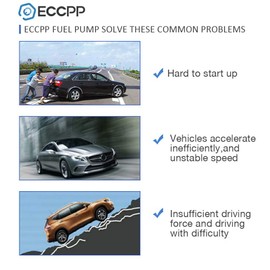 ECCPP Electric Fuel Pump w/Sending Unit Replacement for Frontier 1999 2000 2001 2002 2003 2004 for Nissan Xterra V6 3.3L E8458