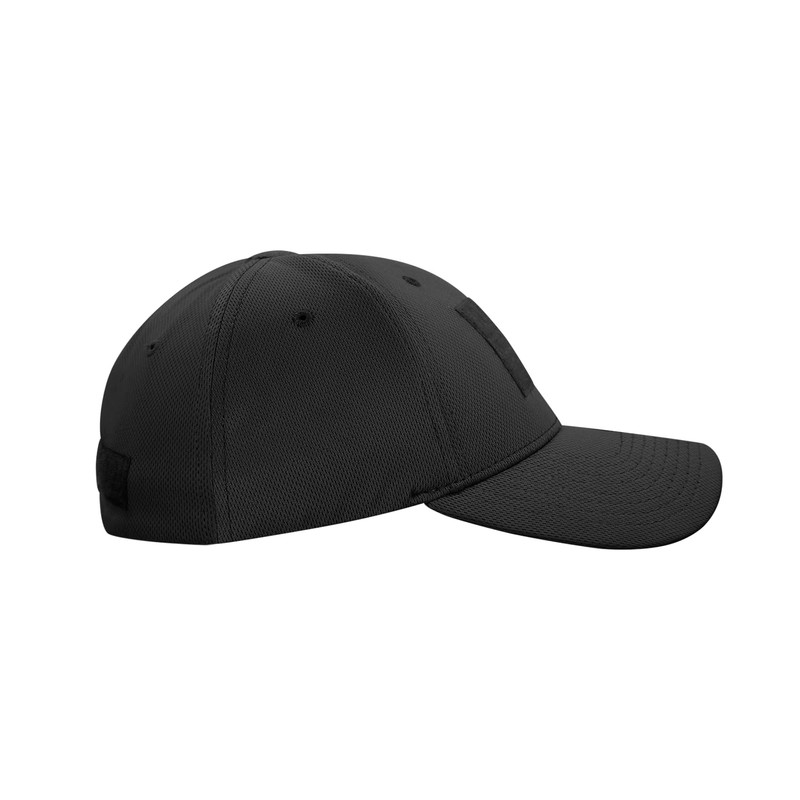 Rapiddominance Standard Embossed Patch Flex Cap Black