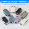 QBUC for KIA Key Fob Cover with keychian, Soft and