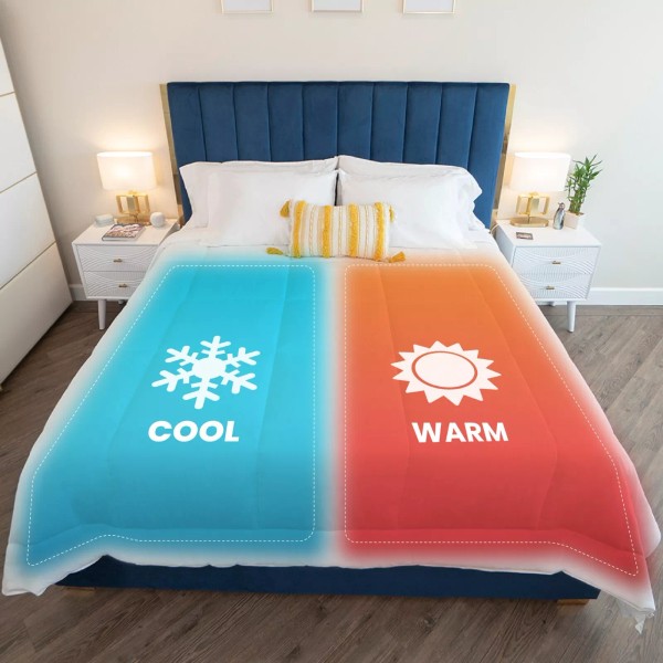 SöMN NAVY KING KÖMFORTE Dual Zone Couples Comforter – Duvet