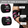 Kit Vendas Para Rodilla Knee Wraps + Coderas +muñequeras Gym