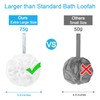 AmazerBath AmazerBath Loofah Sponge 75g/Piece, Exfoliating Bath Sponge Body Scrubber