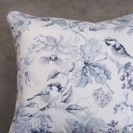 Maison d' Hermine Equinoxe - Blue 100% Cotton Decorative Pillow Cover for Couch Sofa Cushion Covers Bedroom Home Living Room (18"x18")