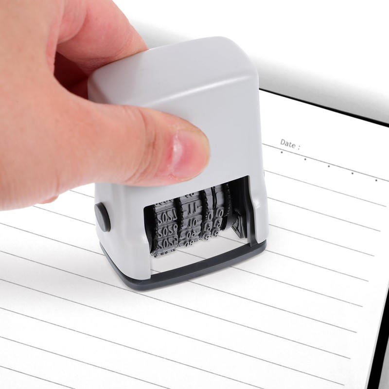 Self-Inking Date Stamp for Scrapbooking and DIY Projects - Mini