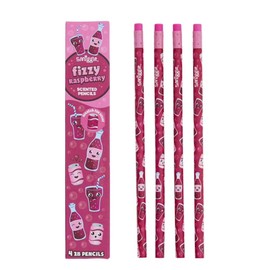 Smiggle Pencils HB Scented Twin Pack (Fizzy Combo - Cola & Raspberry)