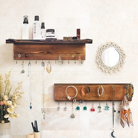 1/2 Inch Small Screw Hooks, RELBRO 100 Pcs Bronze Mini Screw in Jewelry Hooks Tiny Metal Screw Wood Ceiling Wall Hooks for Jewelries Crafts Keys Caps Plants String Lights Wreaths