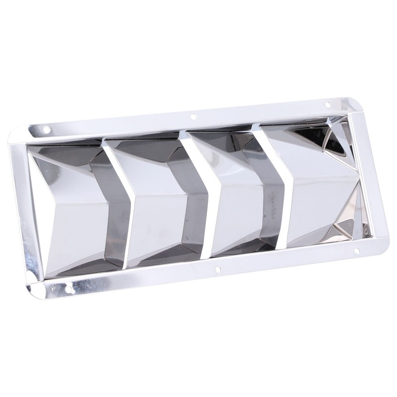 Marine Louver Vent Grille Square 4 Slots Grid Cover Boat