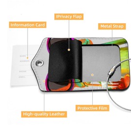 2 Pcs Luggage Tags, Funny Frog Drinking Juice Prints PU Leather Luggage Tag with Privacy Flap Name ID Label for Suitcase Travel Bag Backpack