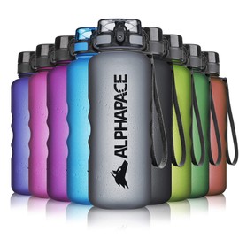 Alphapace leakproof Water Bottle, 1.500 Litre, BPA-Free Water Bottle for Sports, Cycling & Outdoor Activities, with Fruit Infuser.